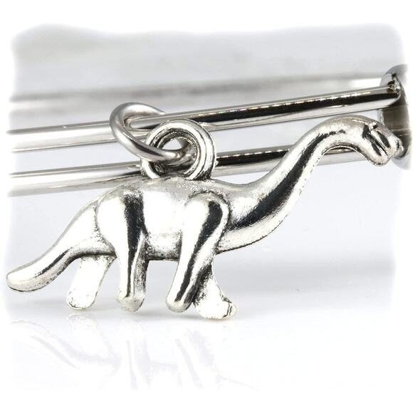Brontosaurus Dinosaur Bracelet - Bronto Dinosaur Bangle - Picture 1 of 9